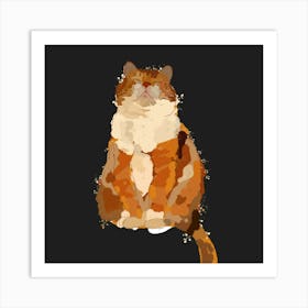 Orange Tabby Cat Art Print