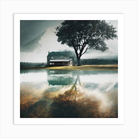 House In The Woods Art Print