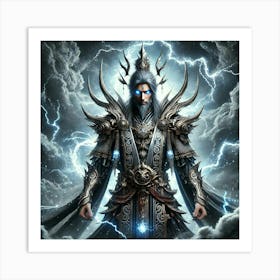 Lord Of Storms Art Print