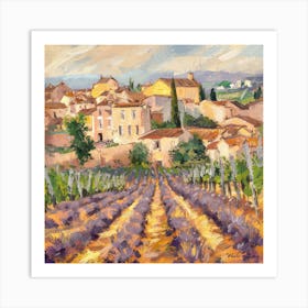 Provencal Tranquility Impressionist Masterpiece Of Southern France (4) Art Print