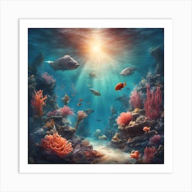 Underwater World Art Print