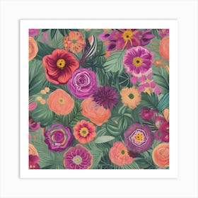 Floral Print Art Print