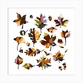 Autumn Leaves Art Print