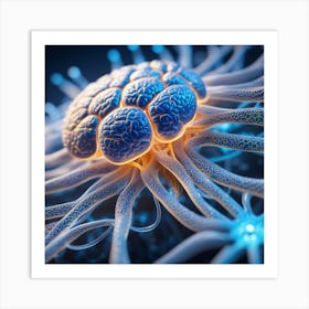 Brain Cell 3 Art Print