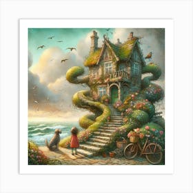 House By The Sea Art Print