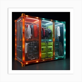 Shipping Container Art Print