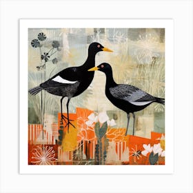 Bird In Nature Coot 1 Art Print