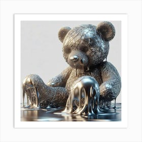 Teddy Bear 3d Art Print