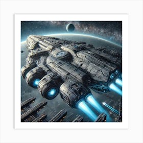 Horizon Class Dreadnought Converted Art Print