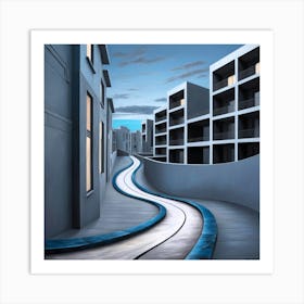 City In Motion Art Print