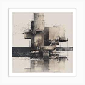 Concrete Labyrinth Art Print