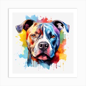 Pit Bull Terrier Art Print