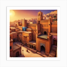 Islamic City Art Print