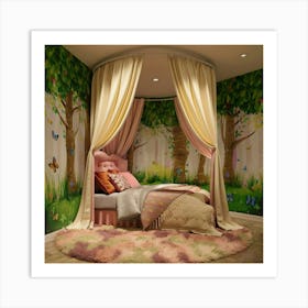 Fairytale Bedroom 1 Art Print