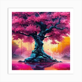 Cherry Blossom Tree 19 Art Print