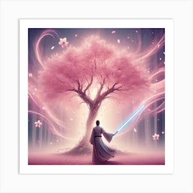 Star Wars Tree,The Force in Bloom,Blossoming Hope Art Print