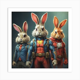 Bunny Rabbits Art Print