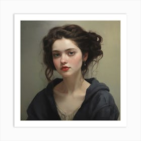 Portrait Of A Girl 1 Art Print