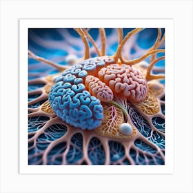 Brain Cell 2 Art Print