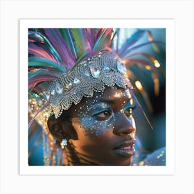 Carnival Girl Art Print