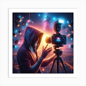 Videographer Art Print