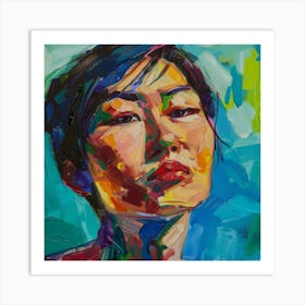 Portrait Of A Woman 405 Art Print