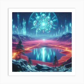 Alien Landscape Art Print