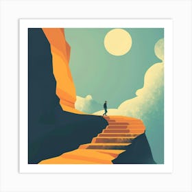 Path To Success Art Print