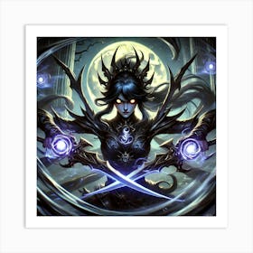 Zoya Nightshade Nocturnal Fury Art Print