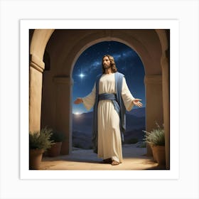 Jesus In The Archway Art Print