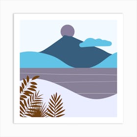 Mountain Landscape Png Art Print