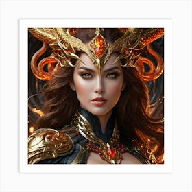 Demon Goddess nmk Art Print