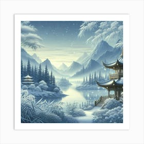 Asian Pagoda Art Print