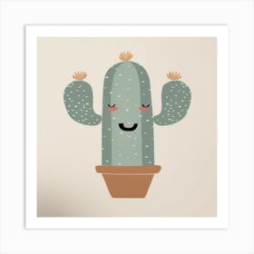 Cute Cactus 2 Art Print