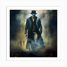 Showdown. Art Print