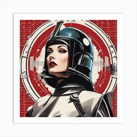 Star Wars Empire Glorious Dystopian Propaganda Art 7 Art Print