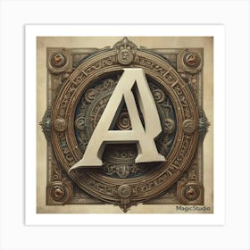 Letter A 2 Art Print