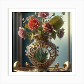 Vase Unique And Rare Decorative Antique 10 Art Print