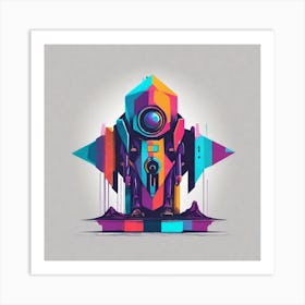 Futuristic Art 2 Art Print