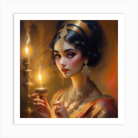 Indian Beauty Art Print