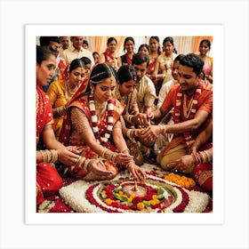 A Hindu Wedding Ritual 2809002838 Art Print