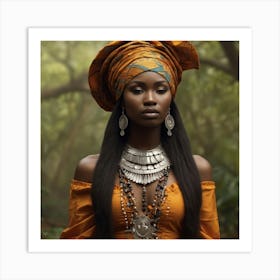 African Beauty 1 Art Print