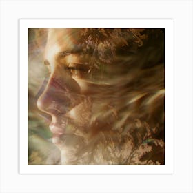 Woman'S Face 2 Art Print