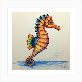 Seahorse 1 Art Print