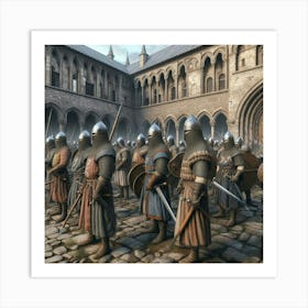 Medieval Knights 1 Art Print