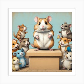 Hamsters 4 Art Print