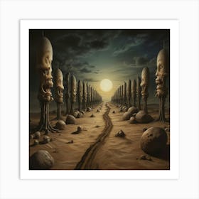 Road To Hell Art Print