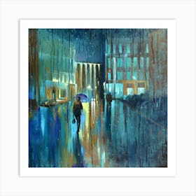 Rainy Evening Art Print