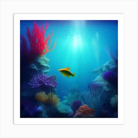 Coral Reef 15 Art Print