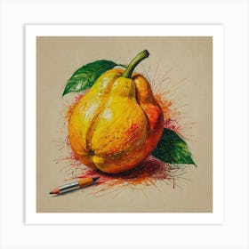 Pear! 6 Art Print